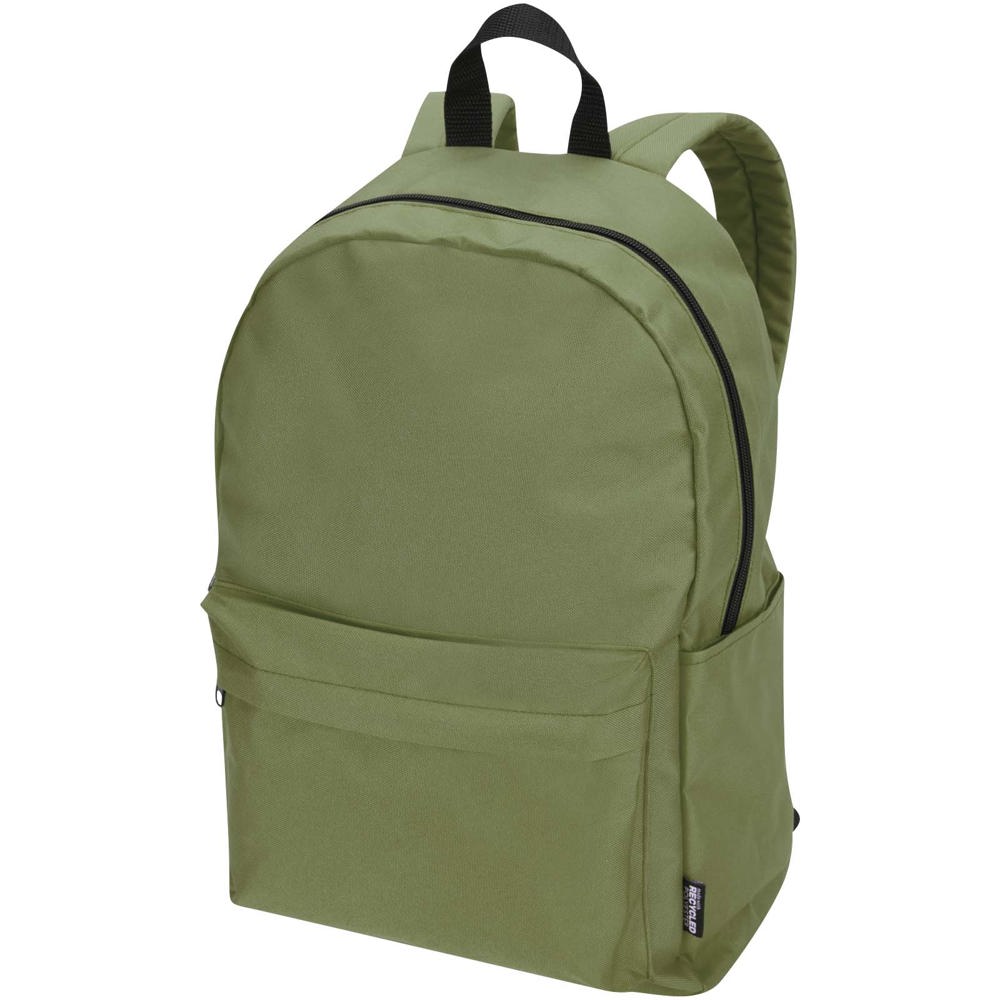 Byron 14 inch GRS gerecyclede city laptoprugzak 16 l - voor bedrijven en relatiegeschenken - Olijf