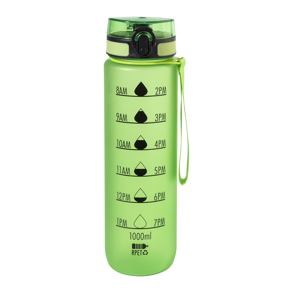 Sipcount - RPET motivatie fles - met logo of onbedrukt bestellen - groen