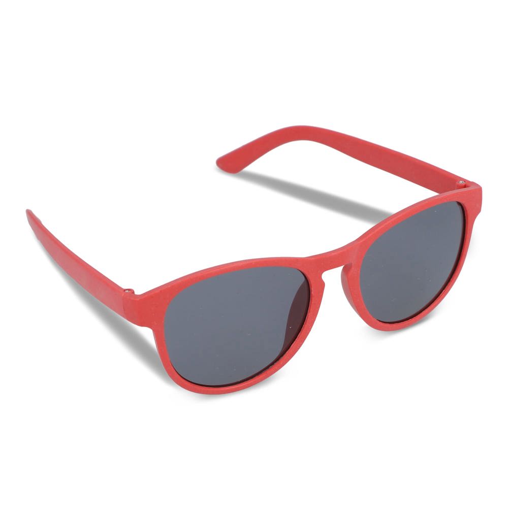 Eco zonnebril tarwestro Earth UV400 - voor bedrijven en relatiegeschenken - Rood