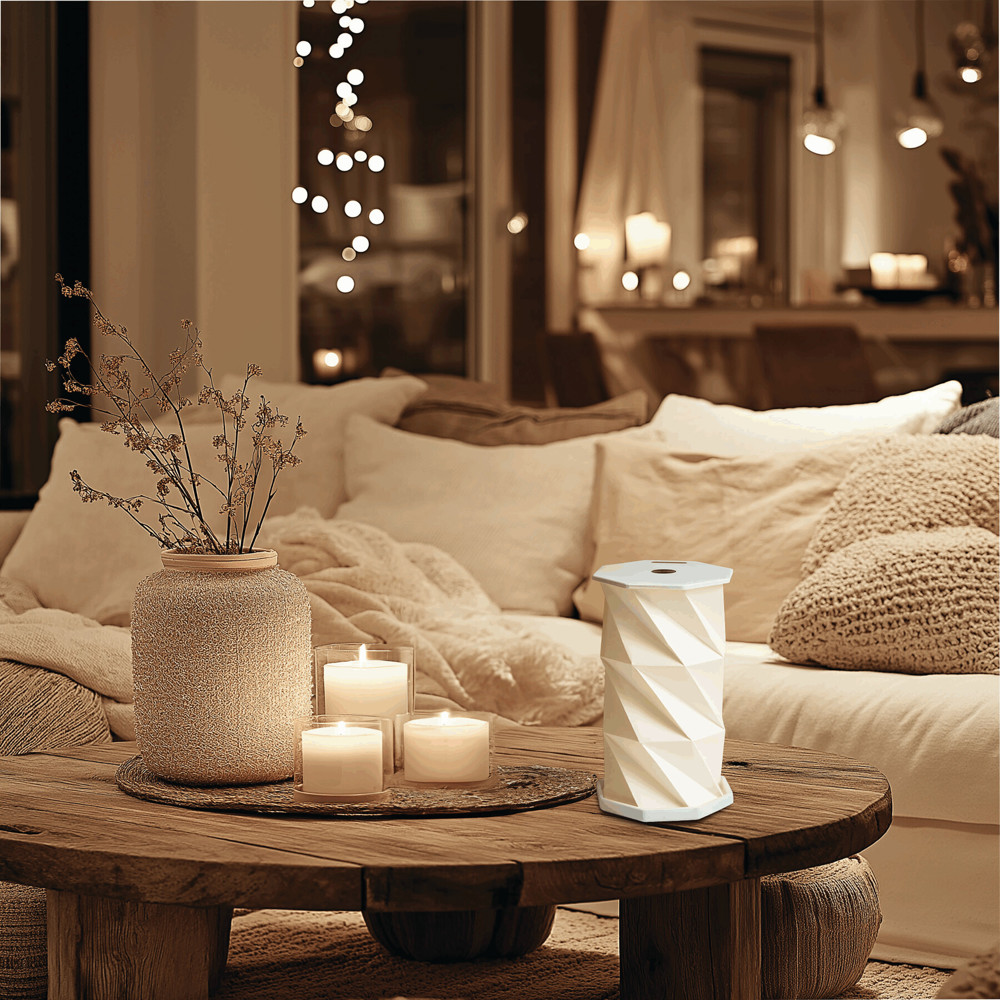 CHIC GLOW - Opvouwbare/uitschuifbare LED tafellamp - bedrukt of onbedrukt verkrijgbaar