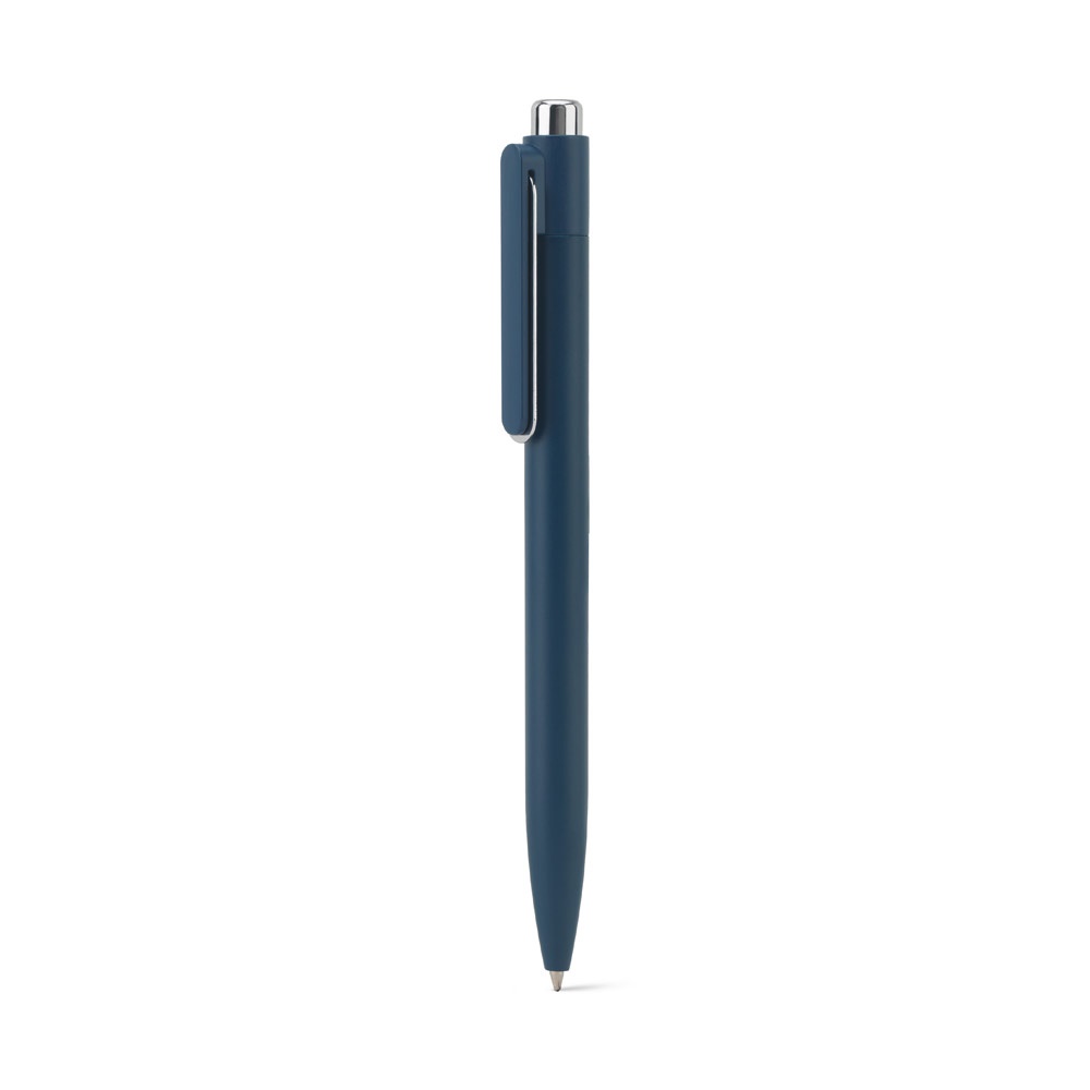 KYLIE. Aluminium balpen (94% gerecycled) met innovatieve clip - met logo of onbedrukt bestellen - Blauw