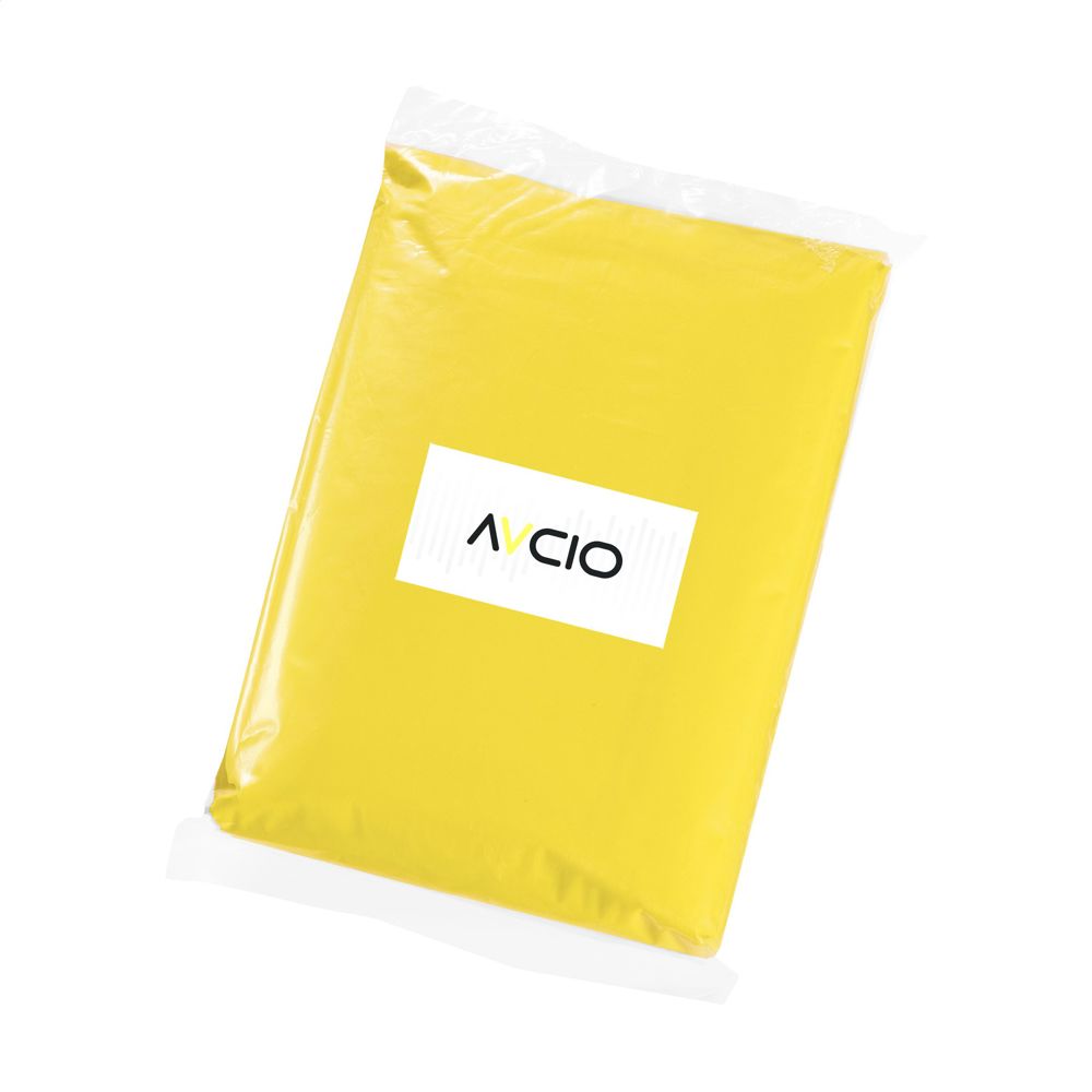 Clear regenponcho - voor bedrijven en relatiegeschenken - Geel