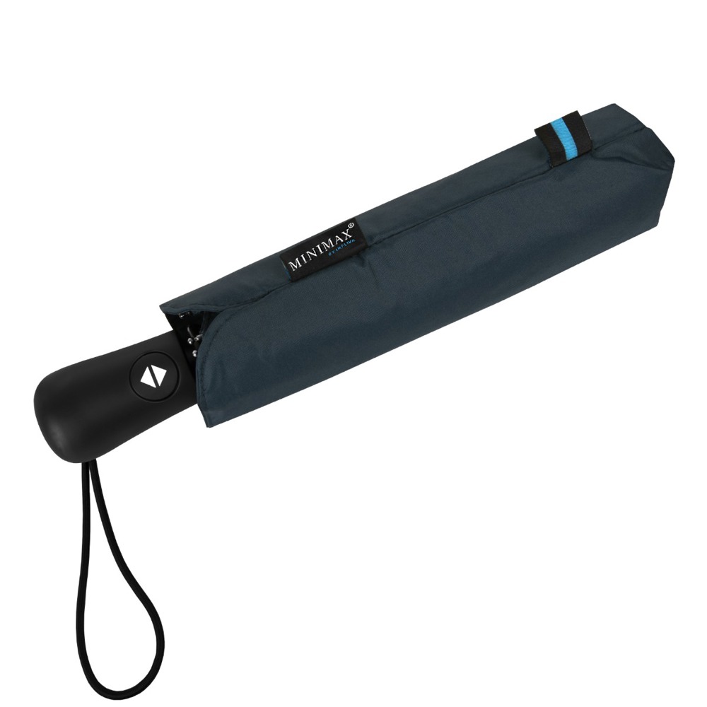 MINIMAX - ECO - Automatisch openen en sluiten - Windproof - 100 cm - bedrukt of onbedrukt verkrijgbaar - Marine blauw (± PMS 296C)