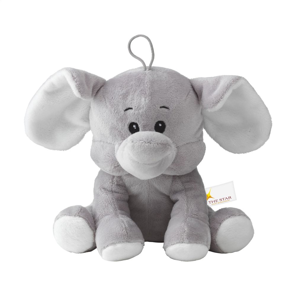 Olly pluche olifant knuffel - met logo of onbedrukt bestellen