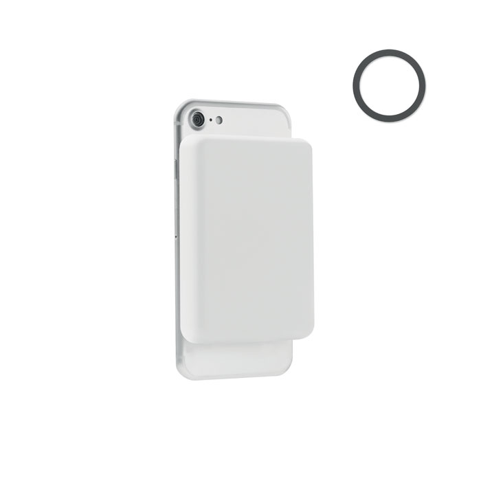 DOUBLETIC - Magnetische lader 15W - met logo of onbedrukt bestellen - wit