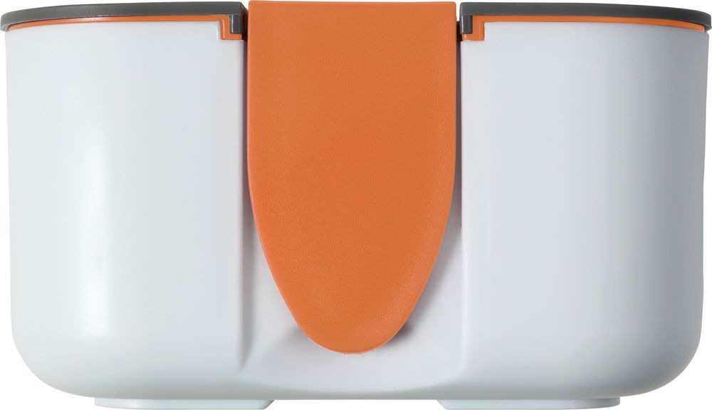PP en siliconen lunchbox Veronica - met logo of onbedrukt bestellen - Oranje