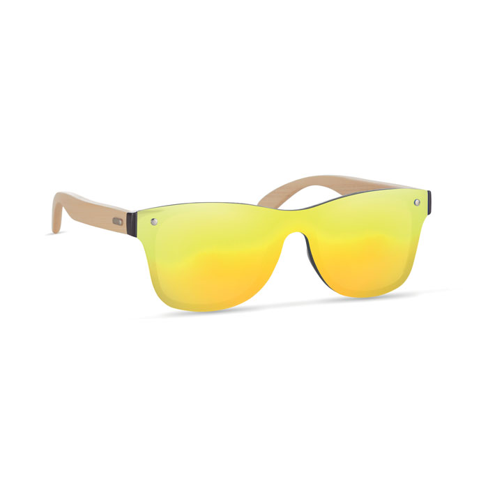 ALOHA - Zonnebril met all-over glas - voor bedrijven en relatiegeschenken - Geel