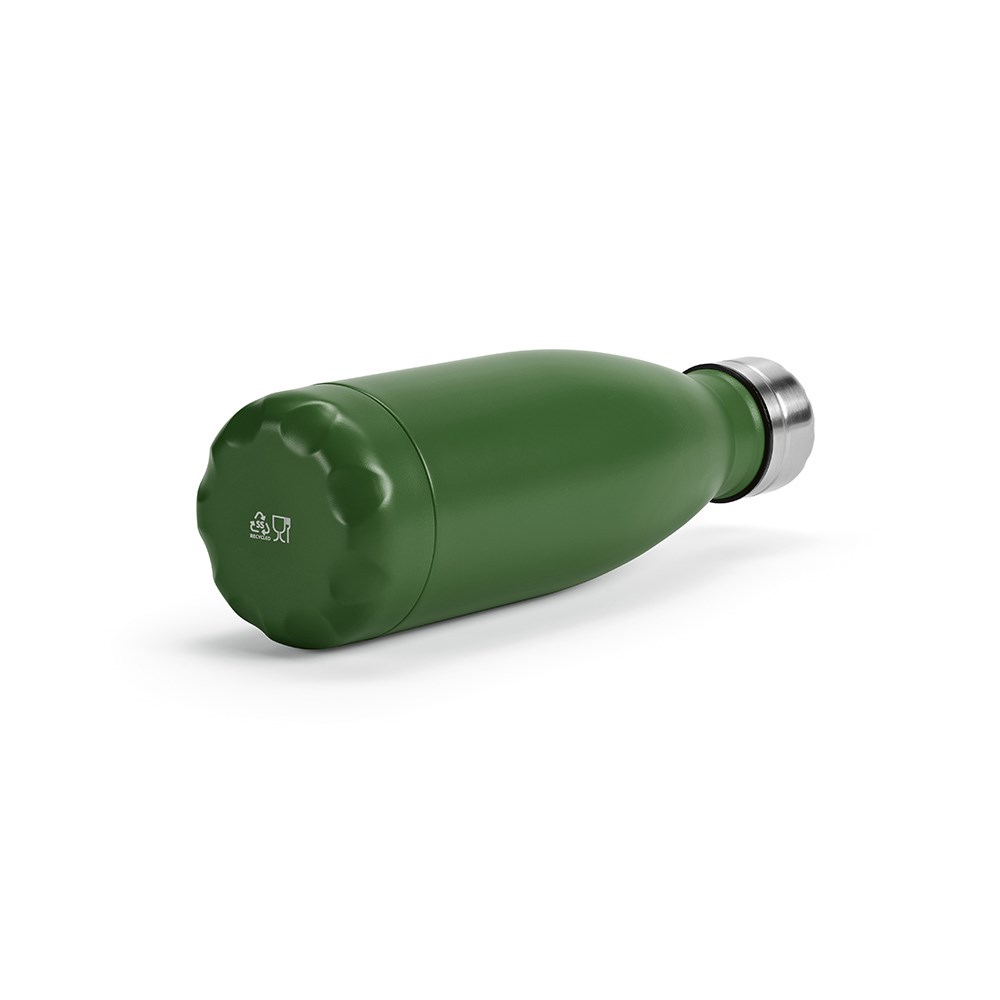 Mississippi 450 fles gerecycled roestvrij staal 430 ml - Legergroen