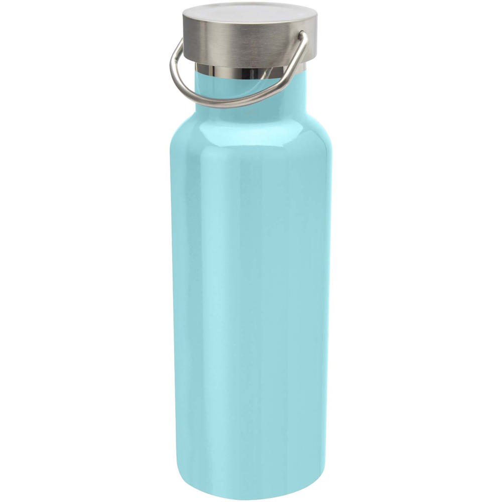 Thor 500 ml RCS gecertificeerde waterfles van gerecycled roestvrijstaal - voor bedrijven en relatiegeschenken - Turkoois