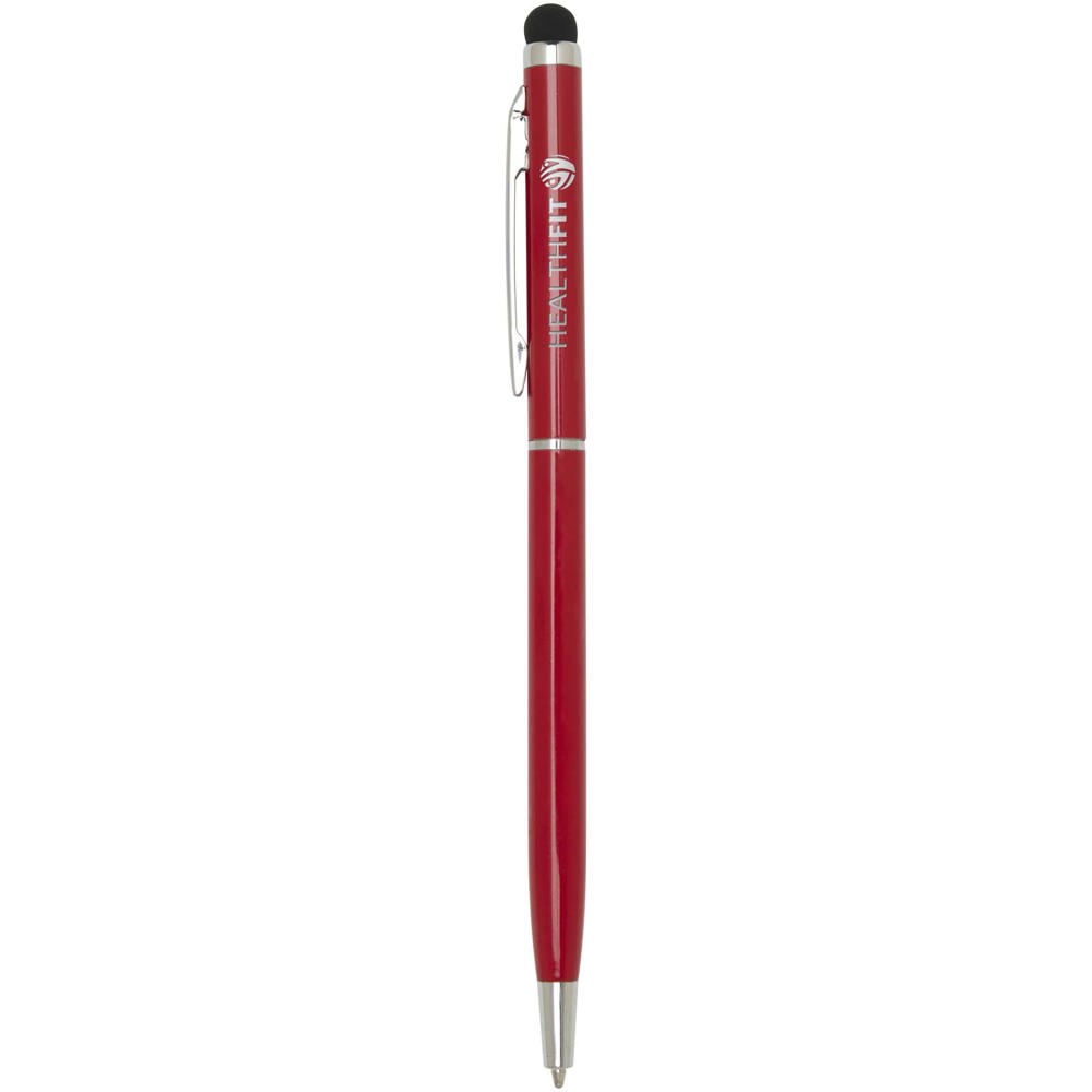 Ore aluminium balpen met stylus (blauwe inkt)