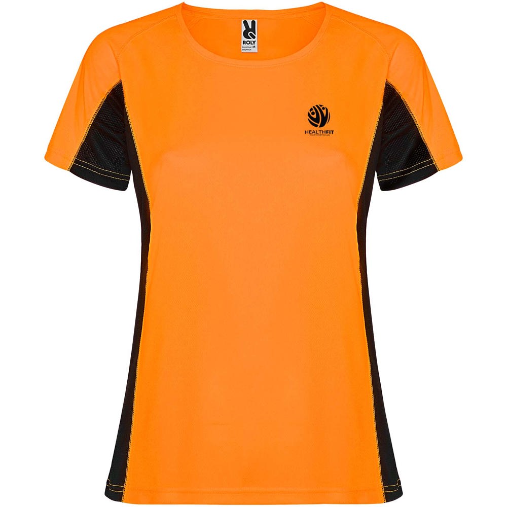 Shanghai 140 g/m² sportshirt met korte mouwen voor dames