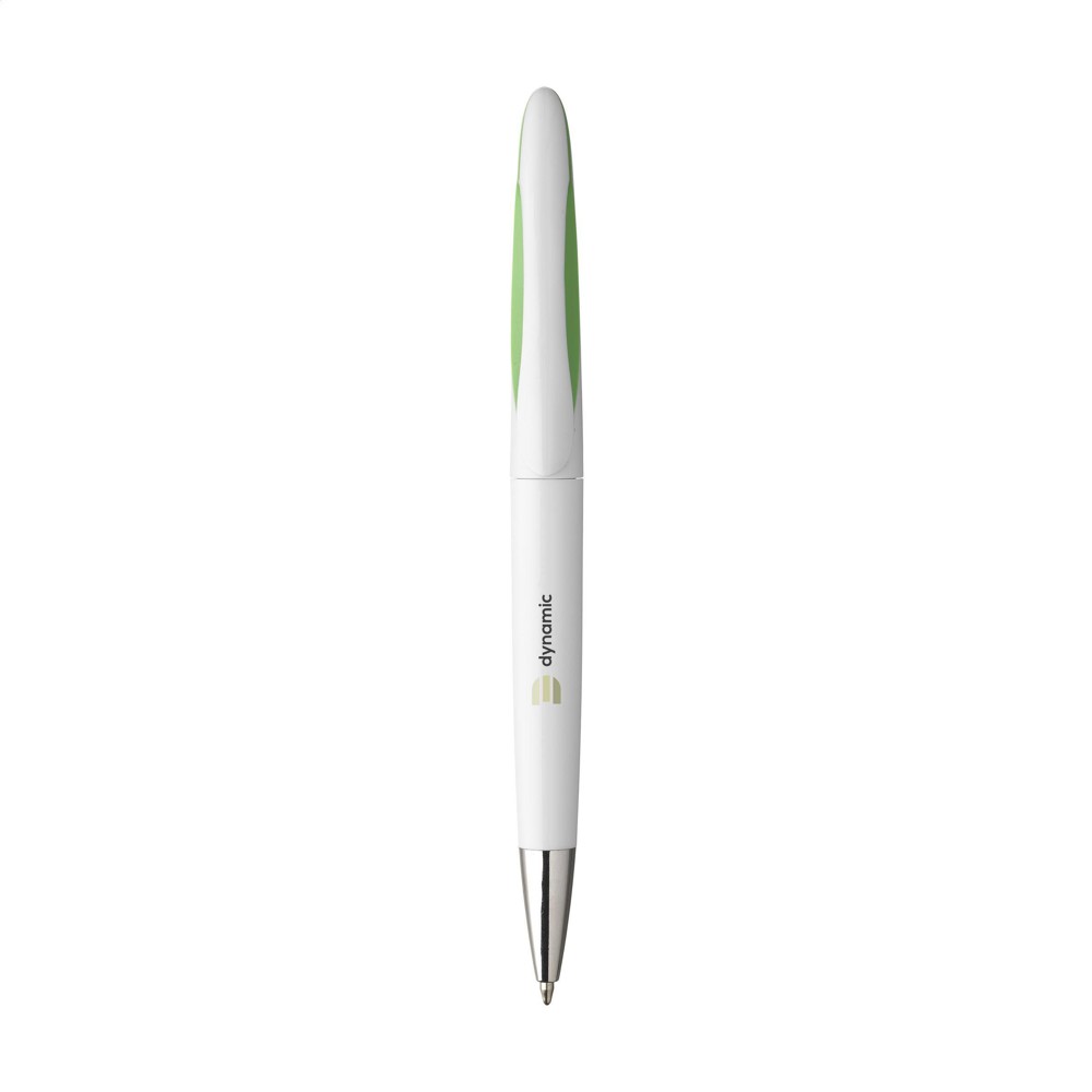 Lunar GRS Recycled Pen - wit/groen (± PMS 2272 C)