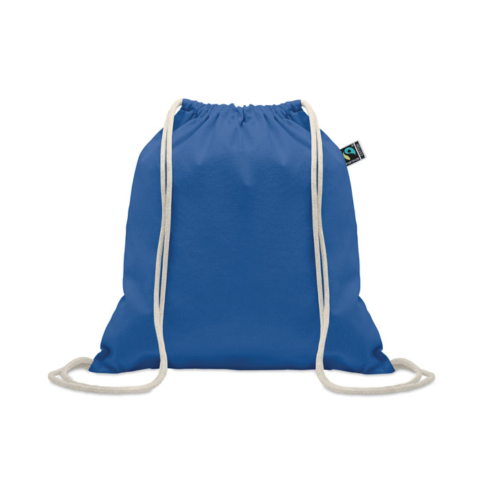 OSOLE DRAW COLOUR - Fairtrade trekkoordtas 180g - kopen of bedrukken - Royal Blauw