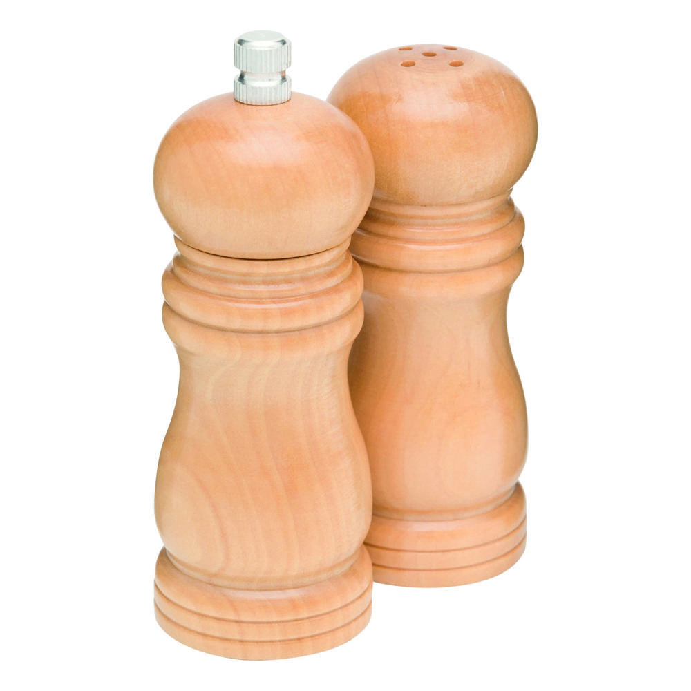 DUO SPICE - Zoutstrooier & pepermolen als set - voor bedrijven en relatiegeschenken