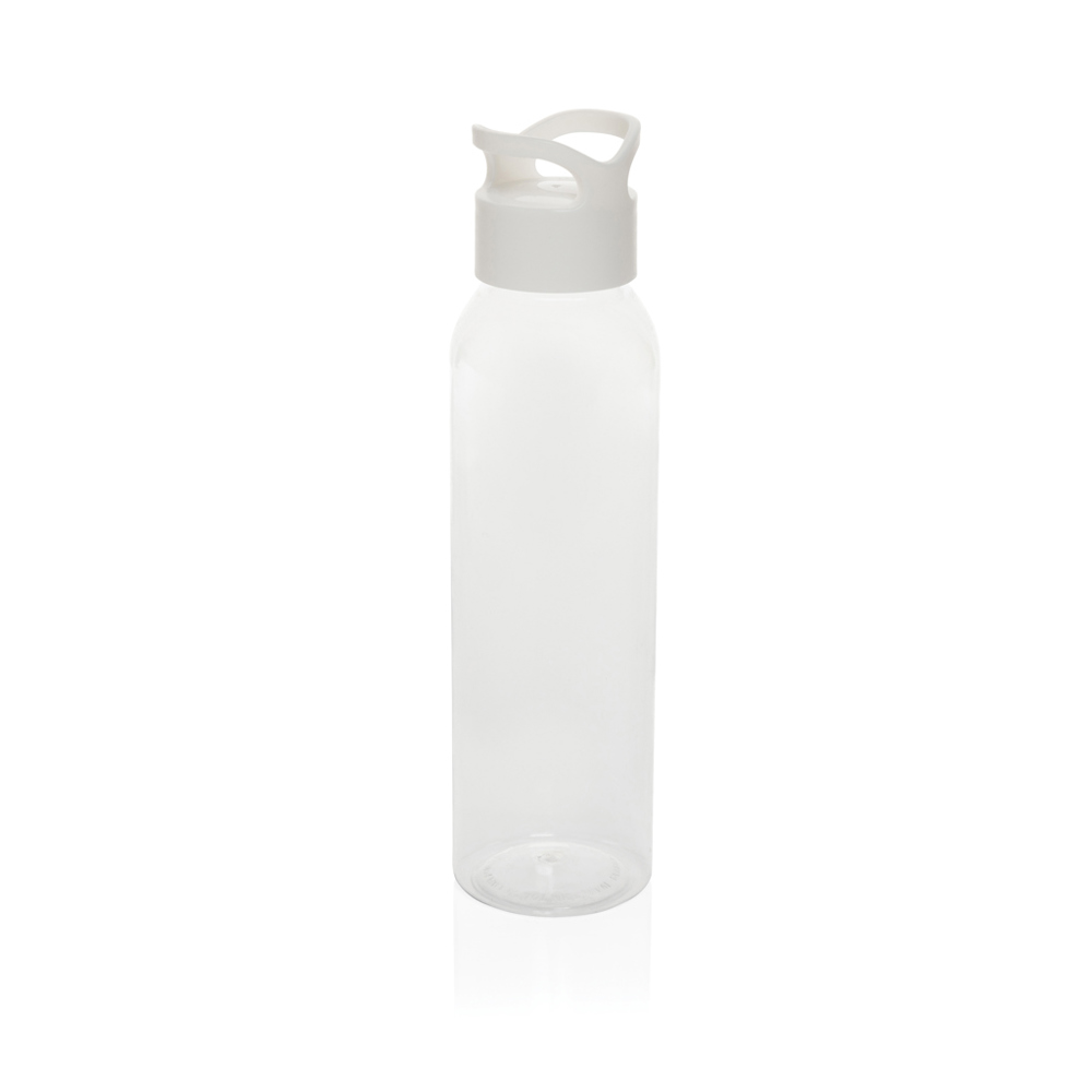 Oasis RCS Gerecyclede PET water fles 650 ml - met logo of onbedrukt bestellen - wit (± PMS White)