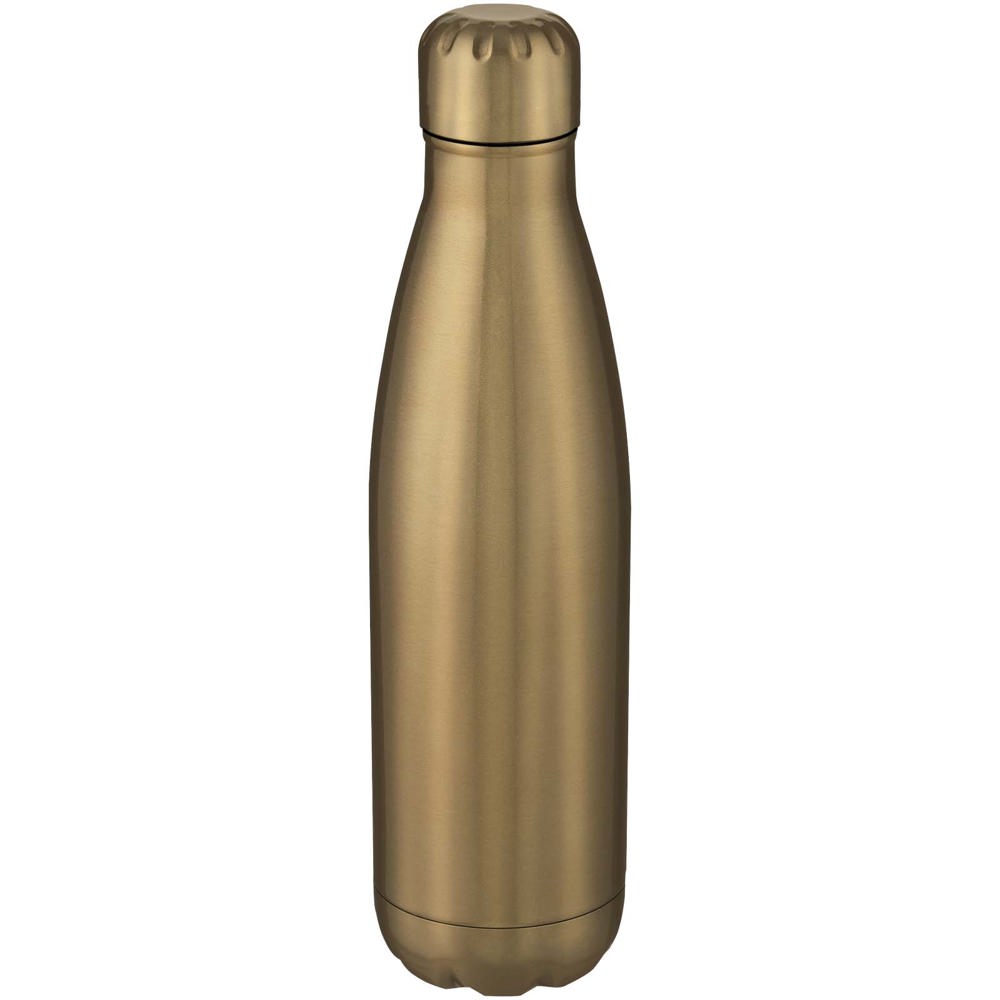 Cove vacuüm geïsoleerde roestvrijstalen fles van 500 ml - voor bedrijven en relatiegeschenken - Goud