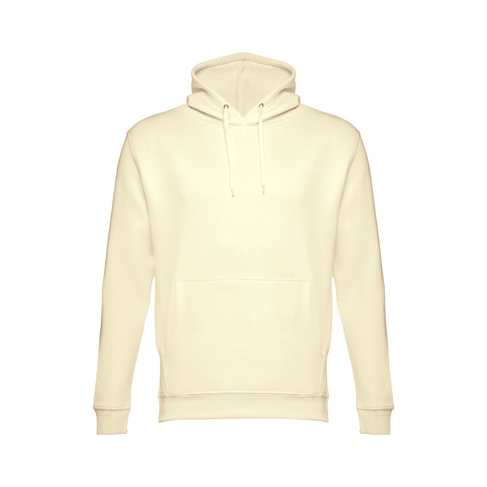 THC PHOENIX. Sweater (unisex) met capuchon in katoen en polyester - met logo of onbedrukt bestellen - Pastel geel