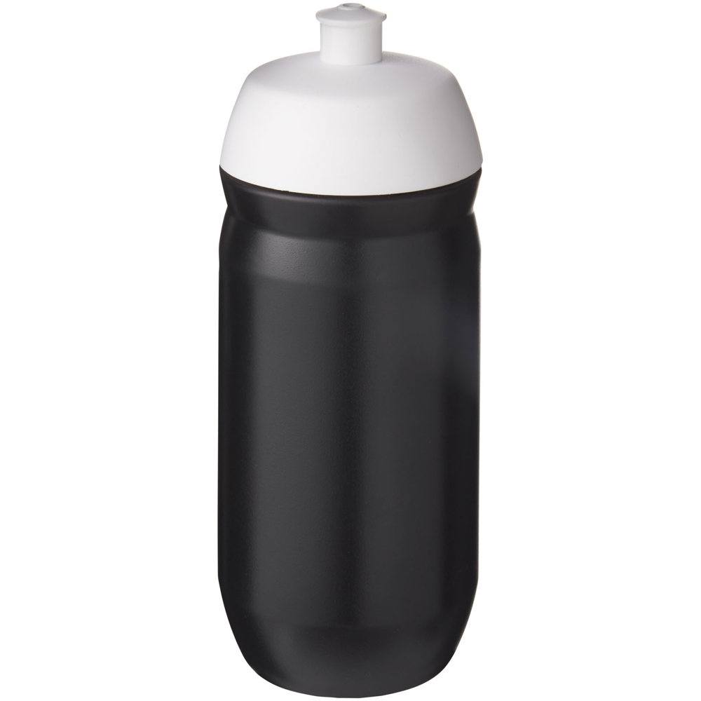 HydroFlex™ knijp knijpfles van 500 ml - voor bedrijven en relatiegeschenken - Wit, Zwart