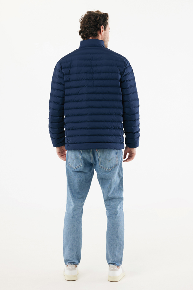IQONIQ Maiko heren gerecycled polyester jas met voering