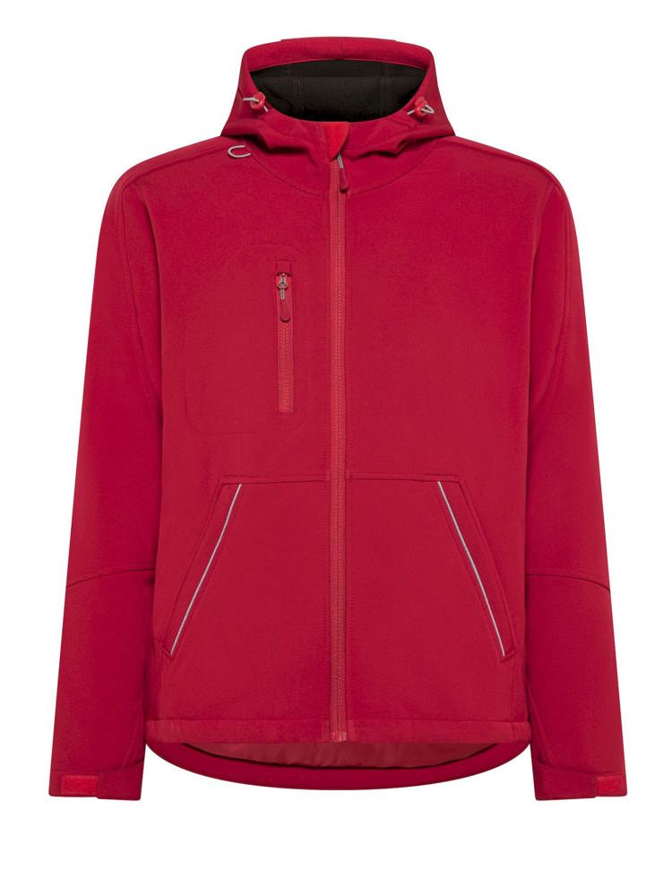 BS Storm padded softshell jas, 270 gr/m² - voor bedrijven en relatiegeschenken - Rood (PMS 186c)
