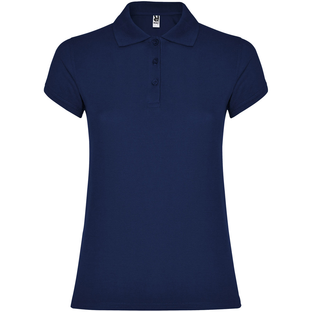 Star damespolo met korte mouwen - kopen of bedrukken - Marineblauw