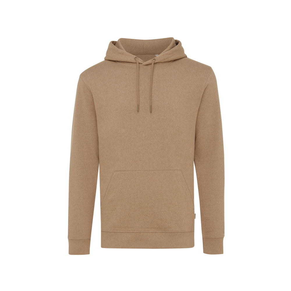IQONIQ Torres gerecycled katoen hoodie ongeverfd - kopen of bedrukken - heather brown (± PMS heather brown)