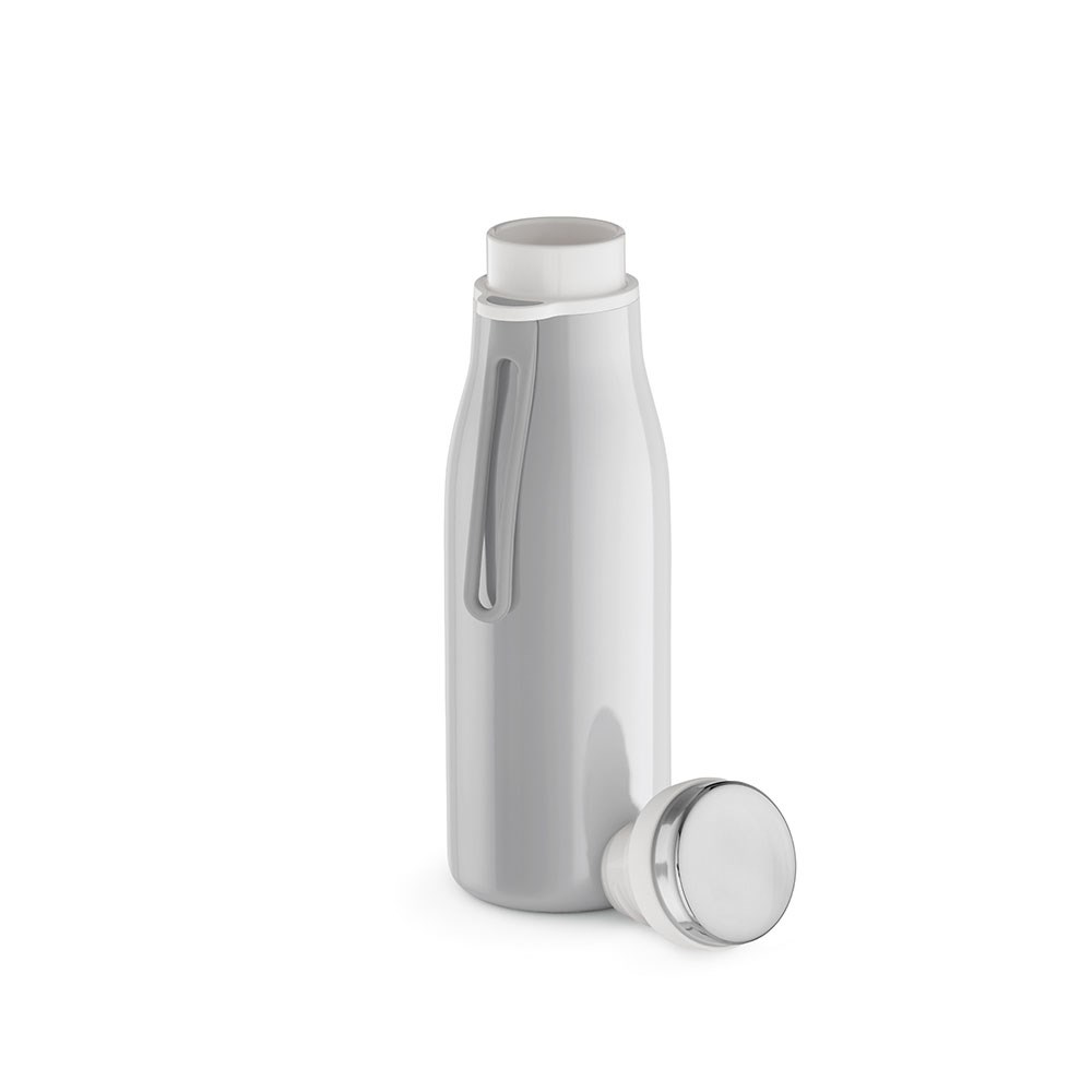 Arkansas 350 fles gerecycled roestvrij staal 400 ml - Lichtgrijs