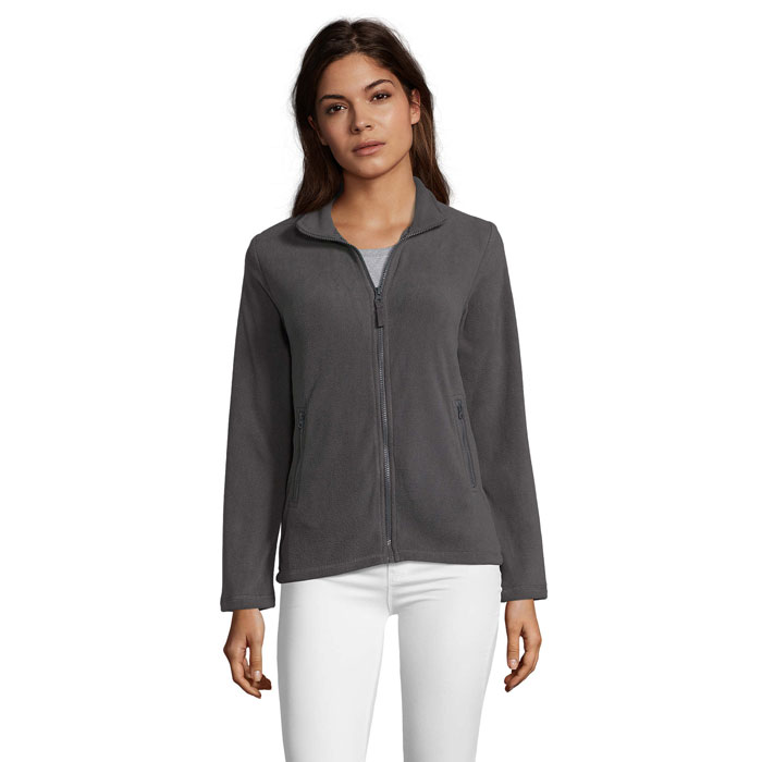 NORMAN WOMEN - NORMAN DAMES FLEECE 220 - bedrukt of onbedrukt verkrijgbaar - Houtskool Grijs