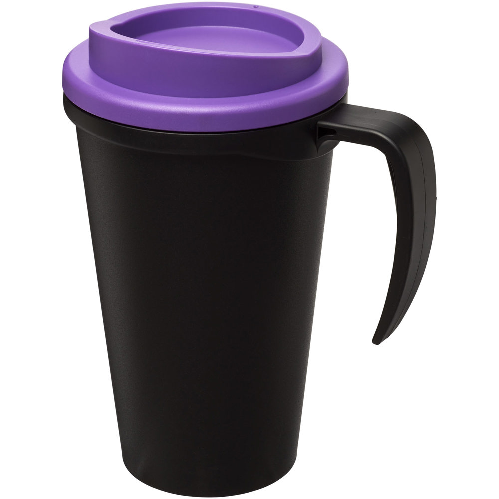 Americano® grande 350 ml geïsoleerde beker - bedrukt of onbedrukt verkrijgbaar - Zwart, Paars