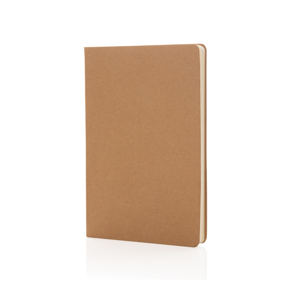 A5 hardcover notitieboek - kopen of bedrukken - bruin (± PMS 728)