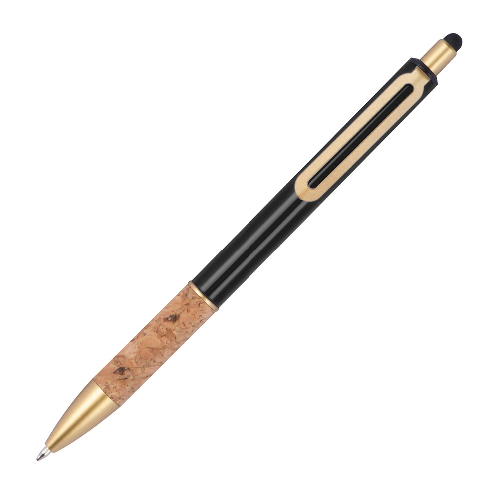 Pen met grip van kurk