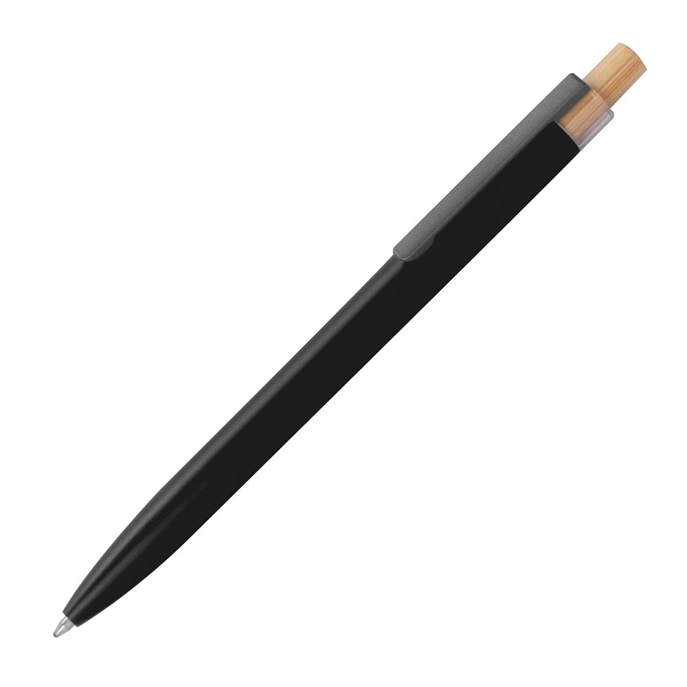 Pen van gerecycled aluminium - voor bedrijven en relatiegeschenken - Zwart