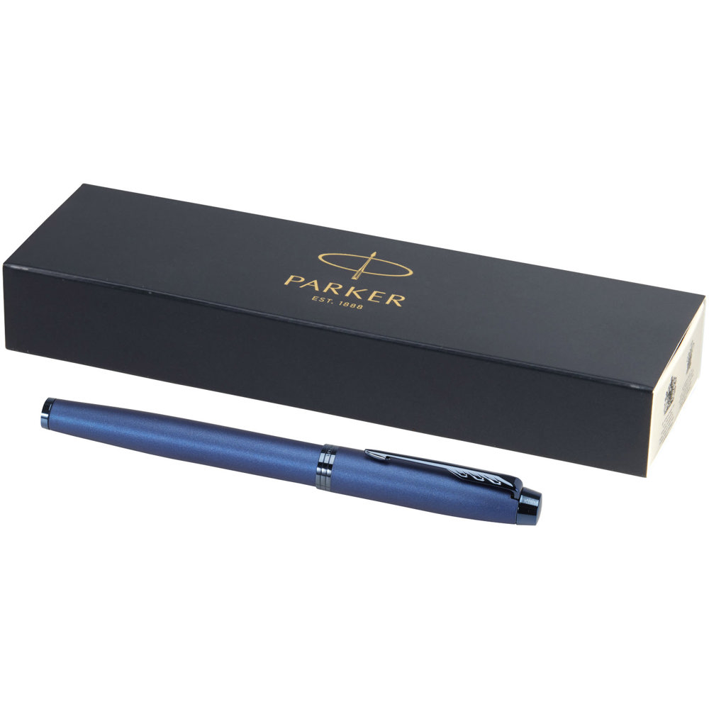 Parker IM rollerbalpen (zwarte inkt) - voor bedrijven en relatiegeschenken - blauw