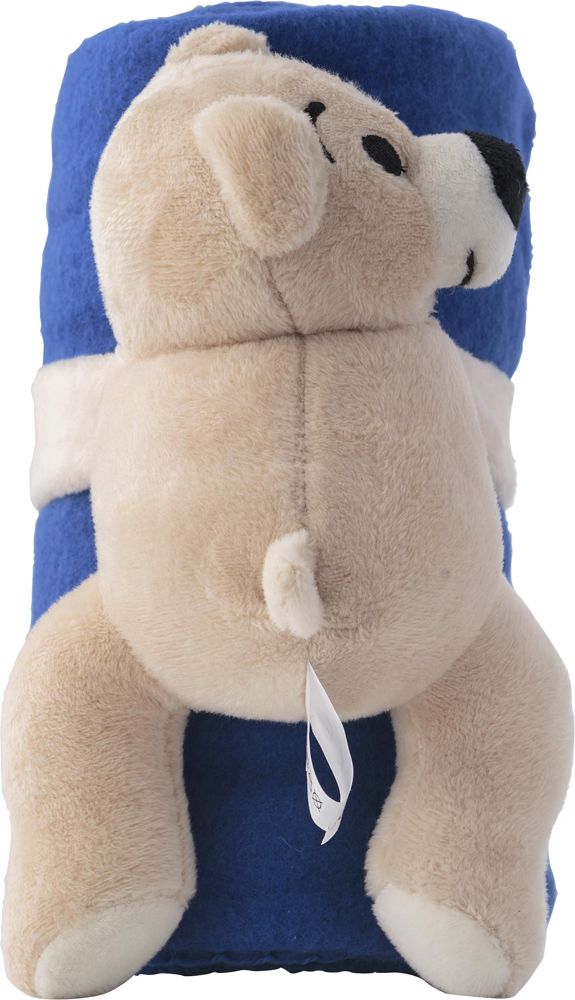 Knuffelbeer met fleecedeken Owen