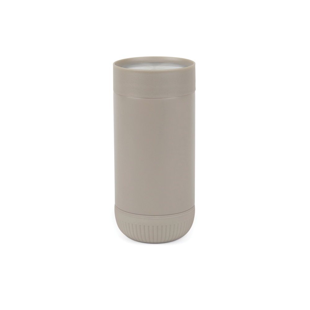 VINGA Erie RCS recycled RVS push mug 350 ML - kopen of bedrukken - grijs, grijs (± PMS 402C/ ± PMS 402C)