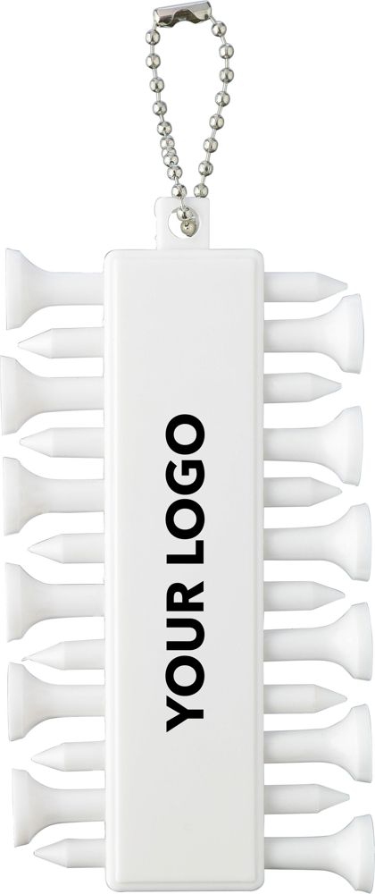 Gerecycled ABS golf tee-set Aveline