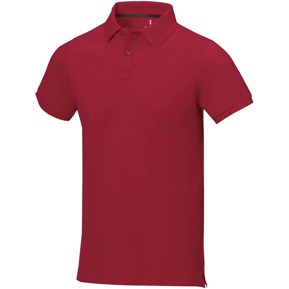 Calgary herenpolo met korte mouwen - voor bedrijven en relatiegeschenken - Rood