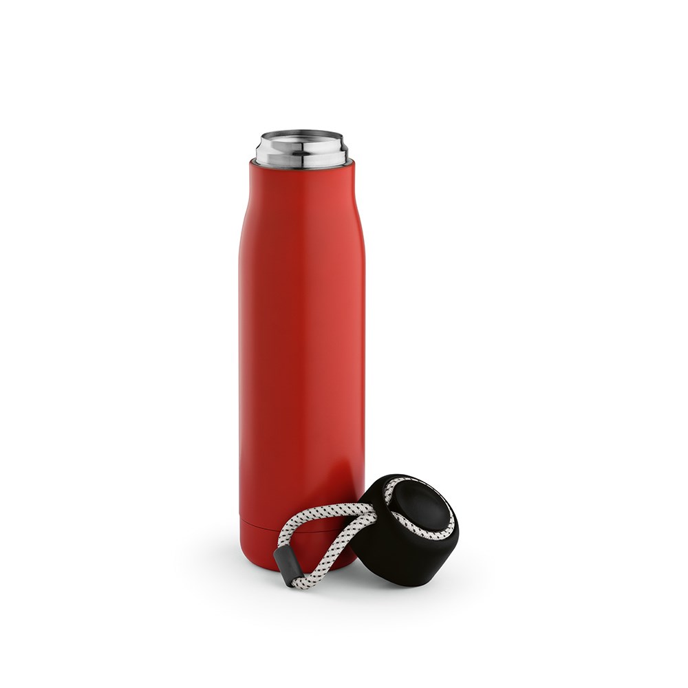 Lena fles gerecycled roestvrij staal 570 ml - Rood