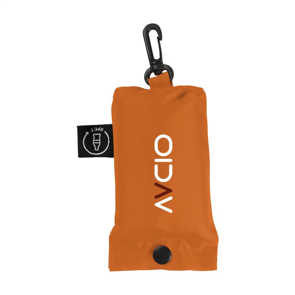 Shop Easy GRS RPET opvouwbare winkeltas - met logo of onbedrukt bestellen - Oranje