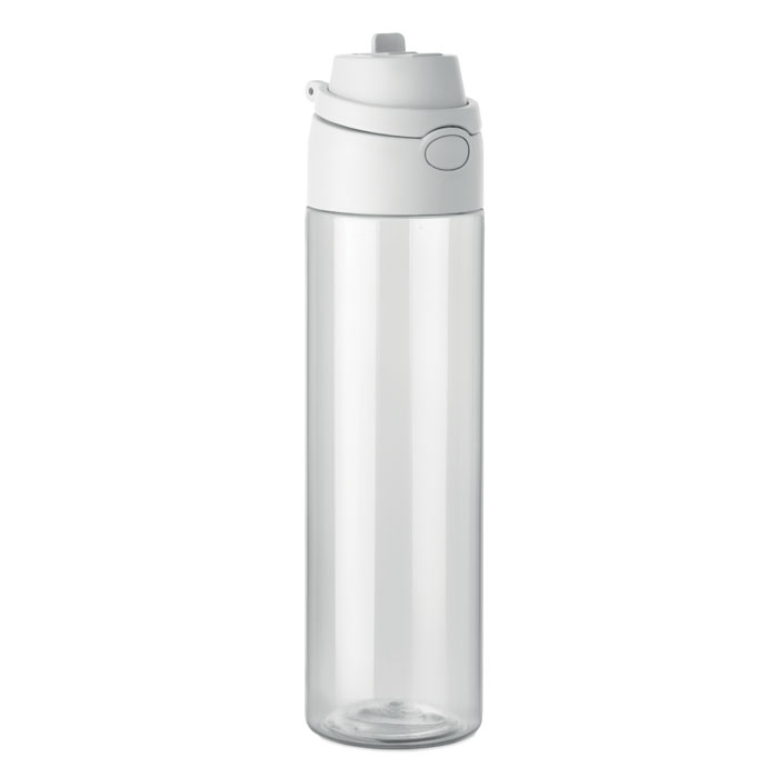 TOIEN KLAR - RPET fles 700ml - bedrukt of onbedrukt verkrijgbaar - Wit