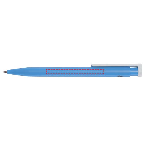 Unix balpen van gerecycled plastic (blauwe inkt)