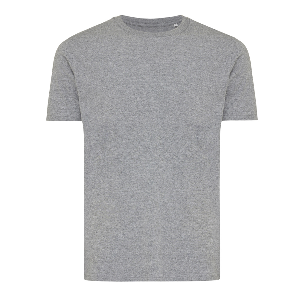 IQONIQ Brett gerecycled katoen t-shirt - kopen of bedrukken - light heather anthracite (± PMS light heather anthra)