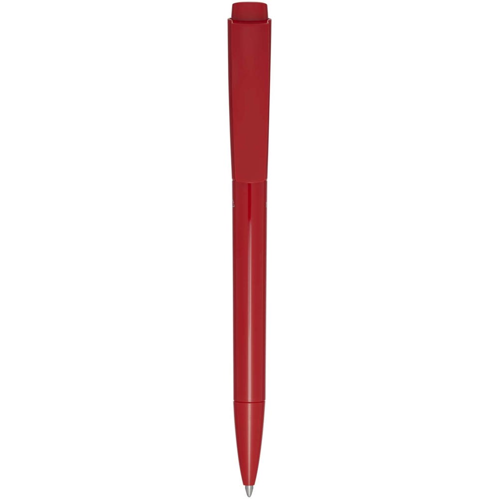 Martha balpen van gerecycled plastic (zwarte inkt) - met logo of onbedrukt bestellen - rood