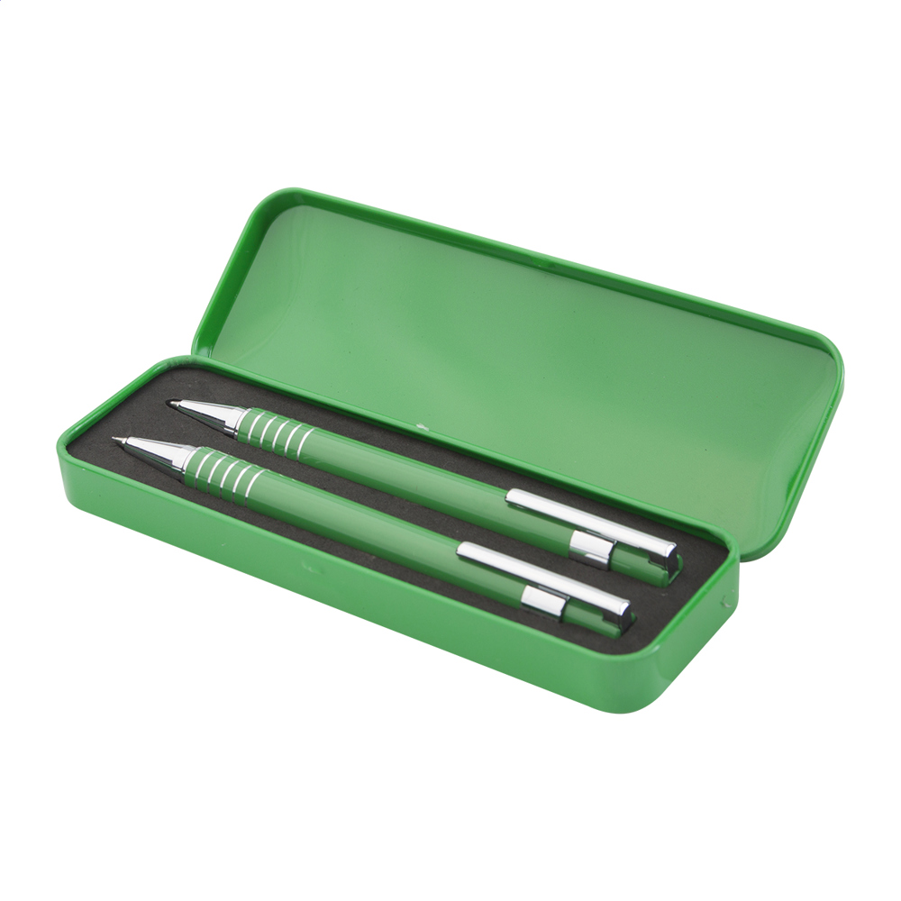 Twinox - pen en potlood set - bedrukt of onbedrukt verkrijgbaar - Groen