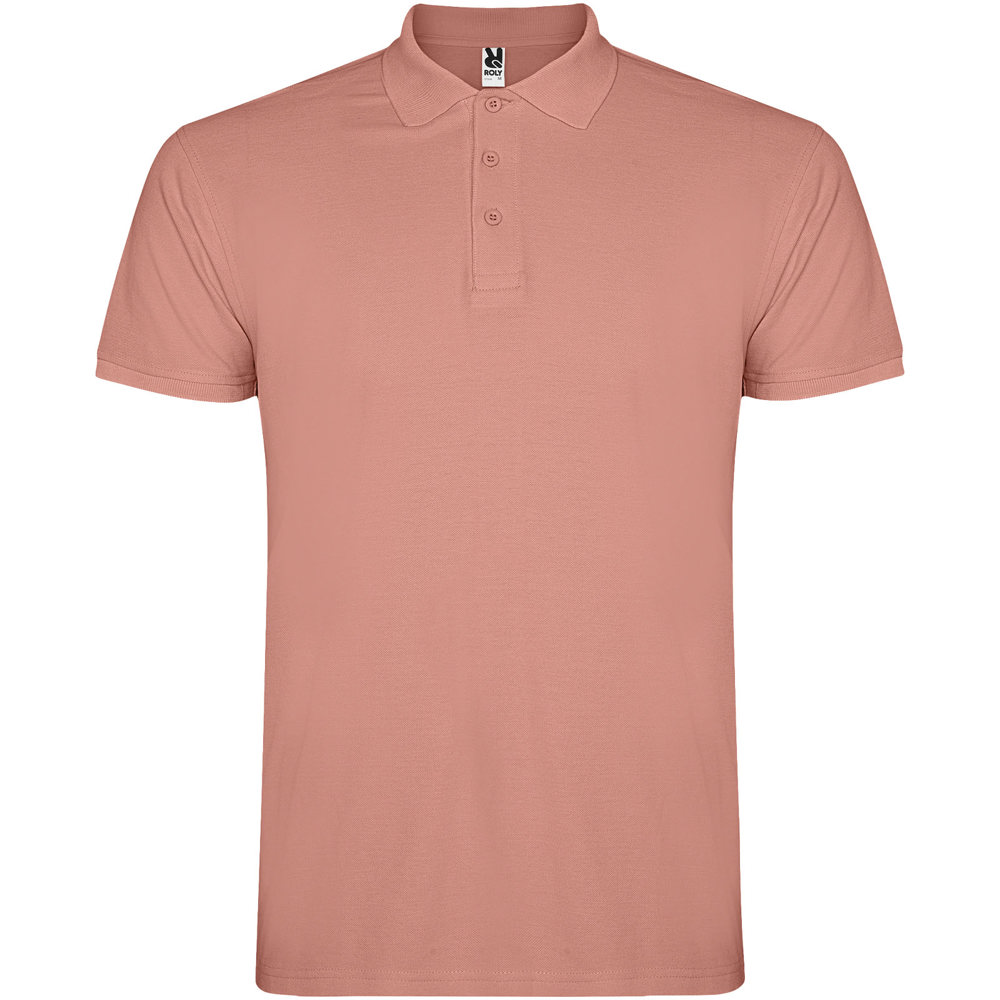 Star herenpolo met korte mouwen - voor bedrijven en relatiegeschenken - Klei oranje