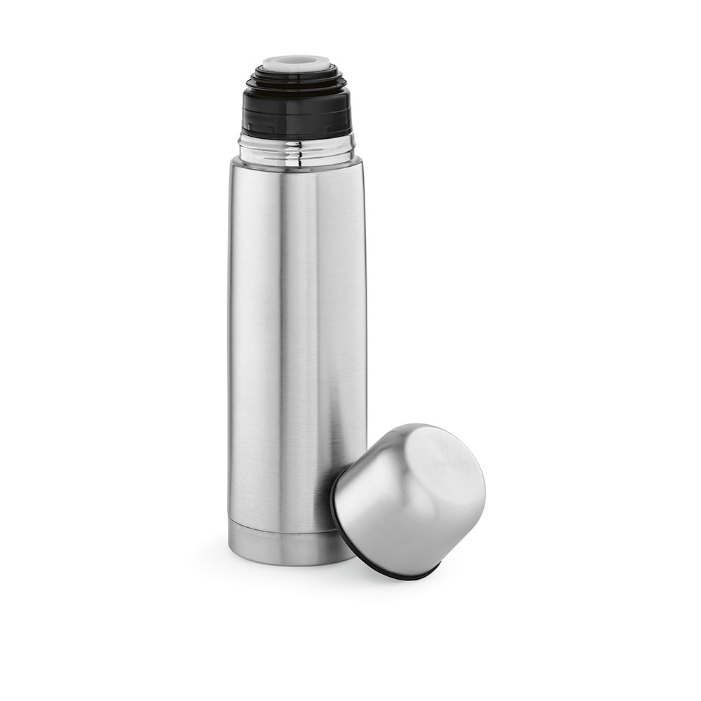 Donau thermos gerecycled roestvrij staal 500 ml - Zilver