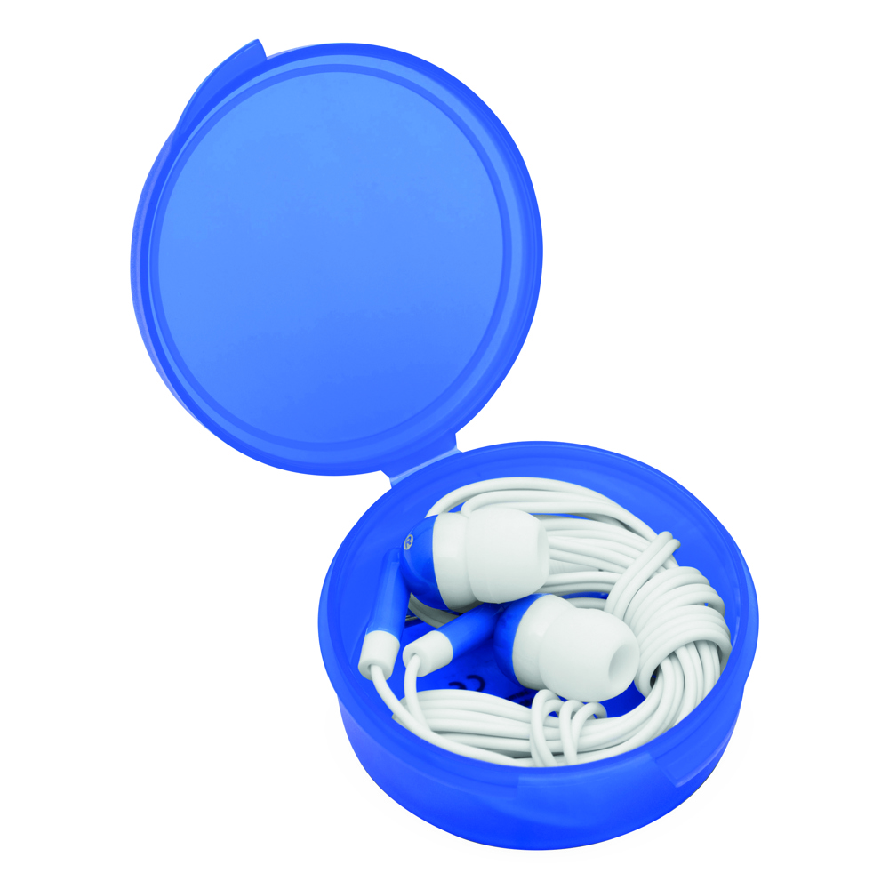MUSIC - Oortelefoon - met logo of onbedrukt bestellen - Blauw
