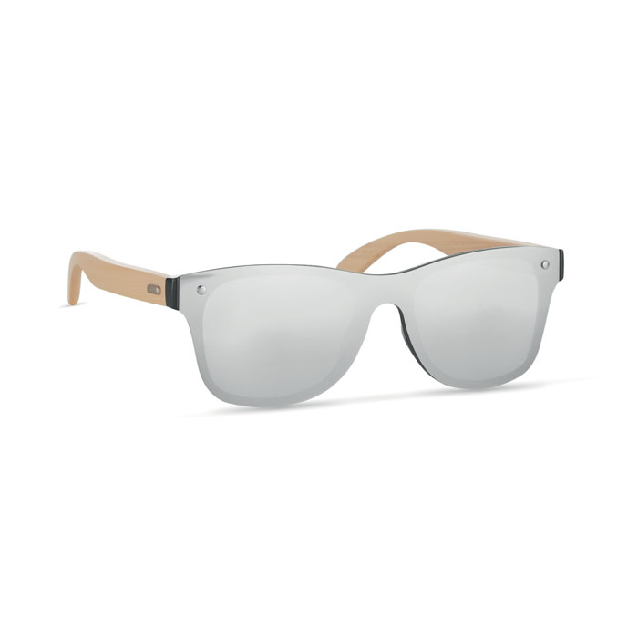 ALOHA - Zonnebril met all-over glas - voor bedrijven en relatiegeschenken - Glanzend Zilver