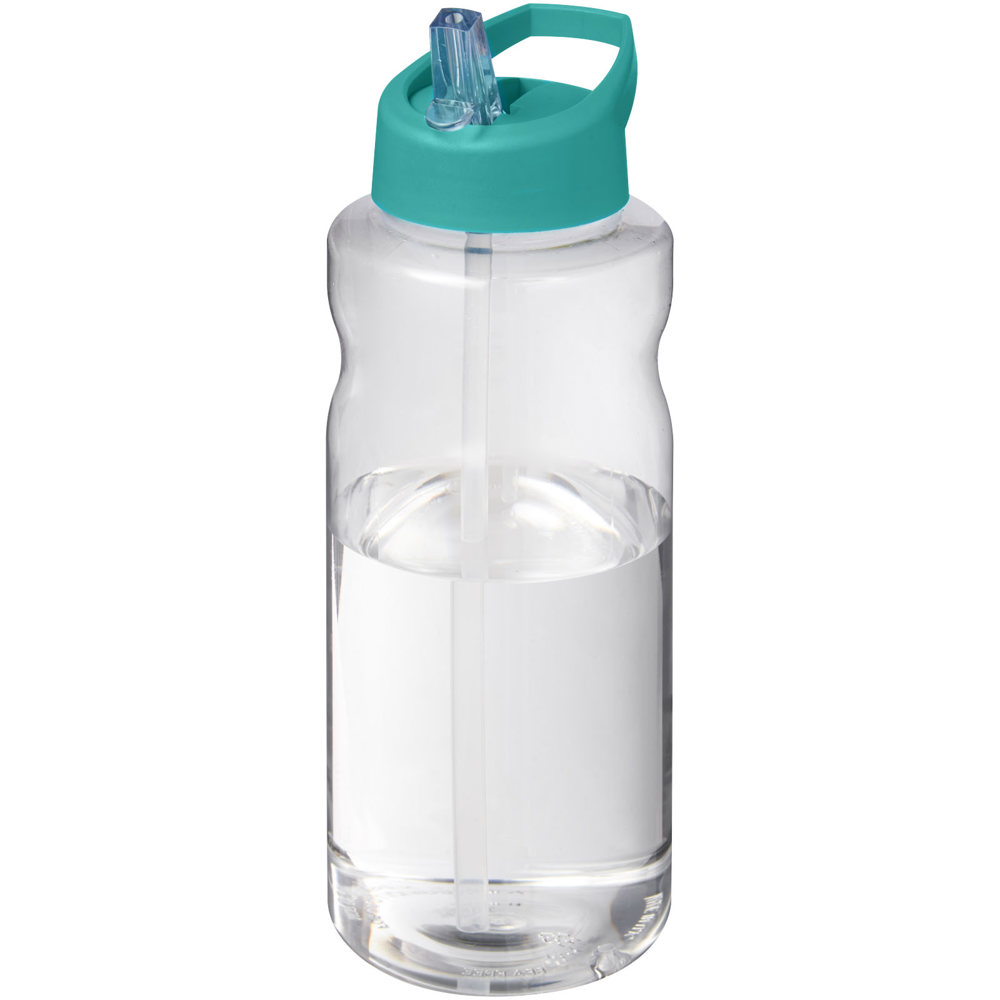 H2O Active® Big Base 1 l drinkfles met tuitdeksel - bedrukt of onbedrukt verkrijgbaar - Aqua