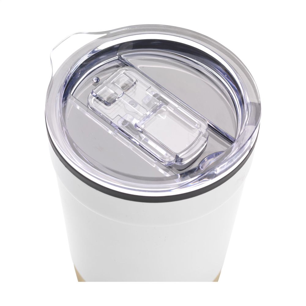 Kobe Bamboo RCS Recycled Steel 350 ml koffiebeker